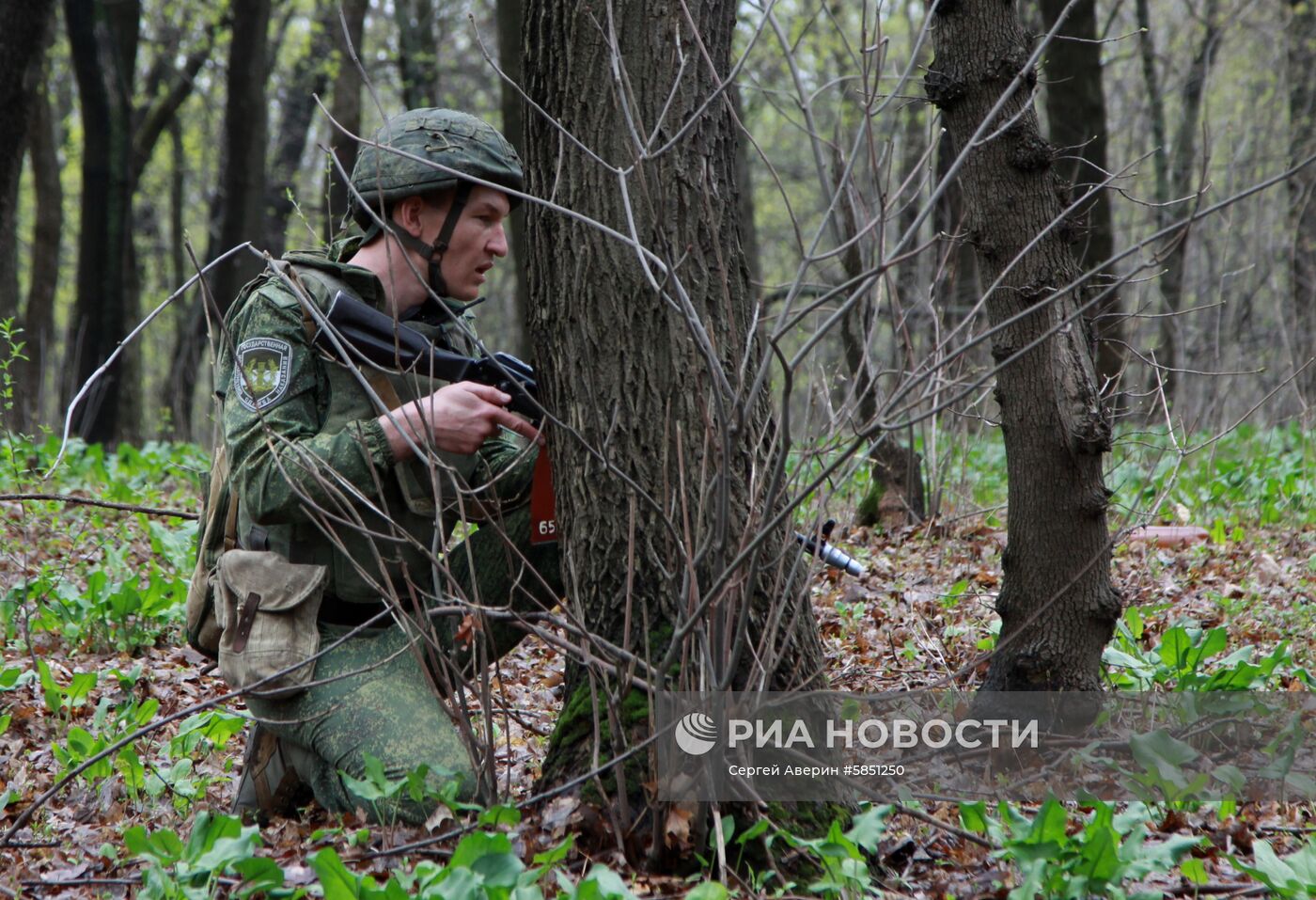 Учения ГСИН ДНР в Донецкой области