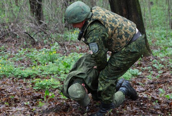 Учения ГСИН ДНР в Донецкой области