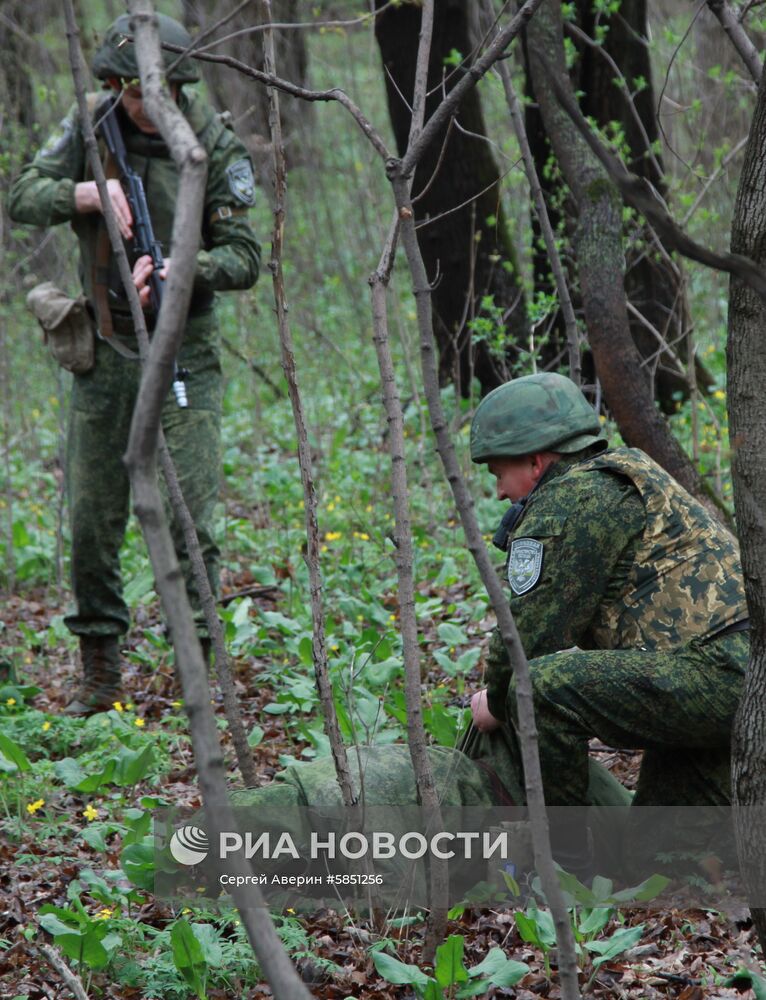 Учения ГСИН ДНР в Донецкой области