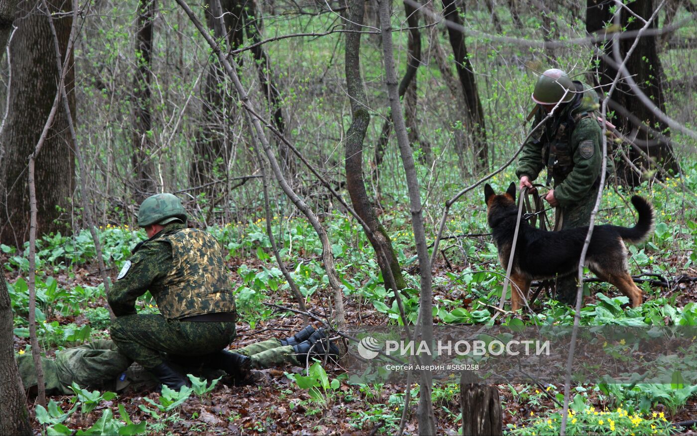 Учения ГСИН ДНР в Донецкой области