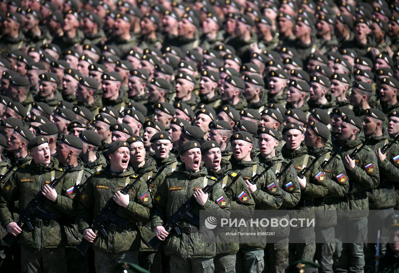 Репетиция парада Победы в Алабино