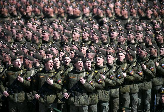 Репетиция парада Победы в Алабино 