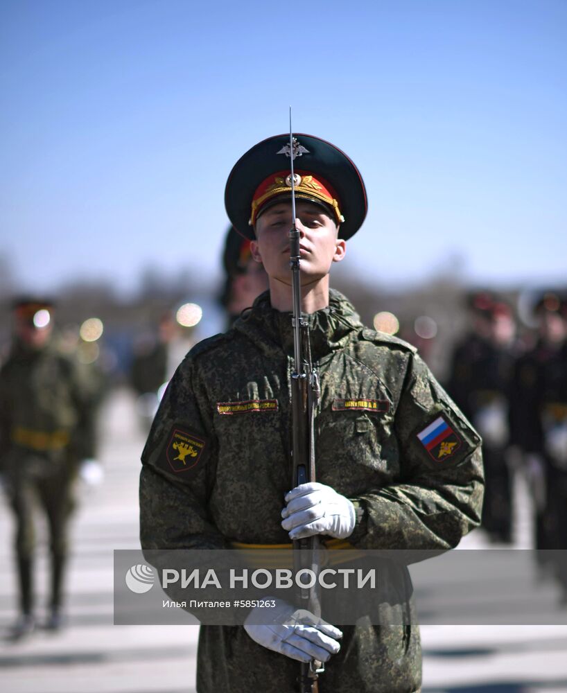 Репетиция парада Победы в Алабино 