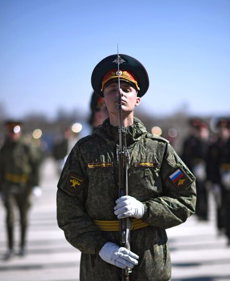 Репетиция парада Победы в Алабино 
