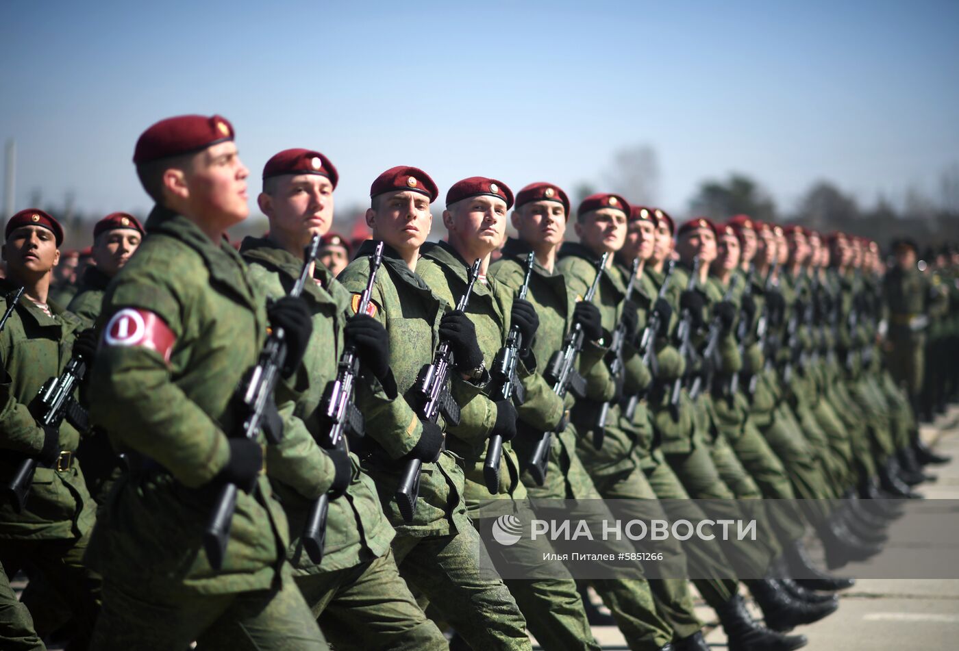 Репетиция парада Победы в Алабино