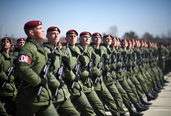 Репетиция парада Победы в Алабино 