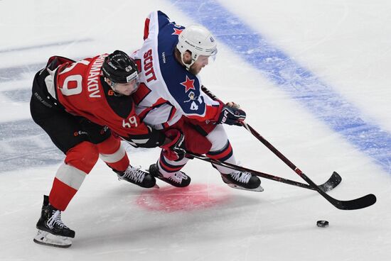 Хоккей. КХЛ. Матч "Авангард" - ЦСКА