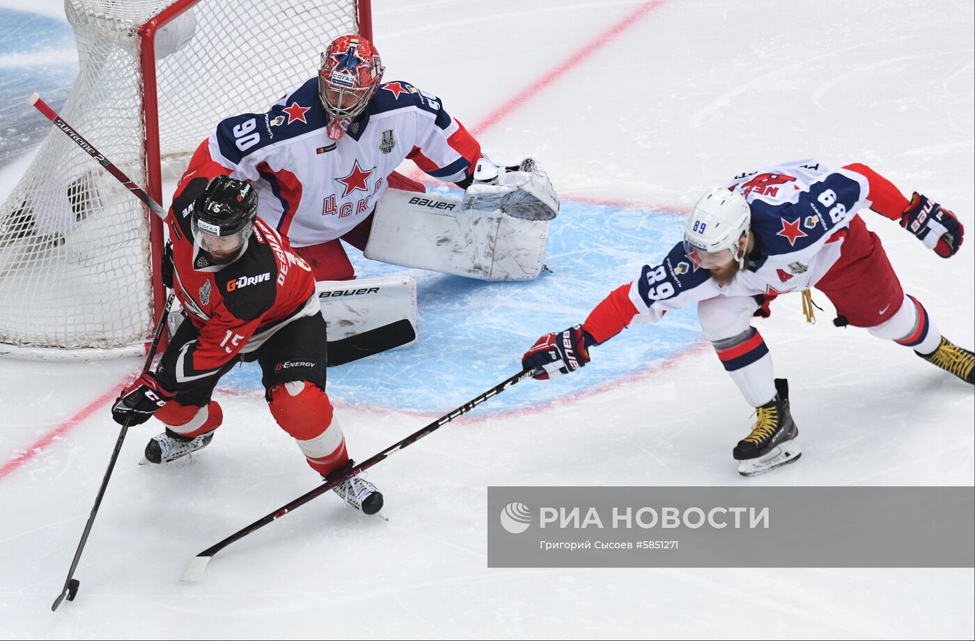 Хоккей. КХЛ. Матч "Авангард" - ЦСКА