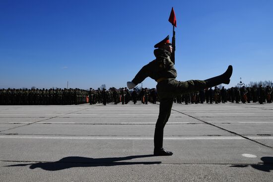 Репетиция парада Победы в Алабино 