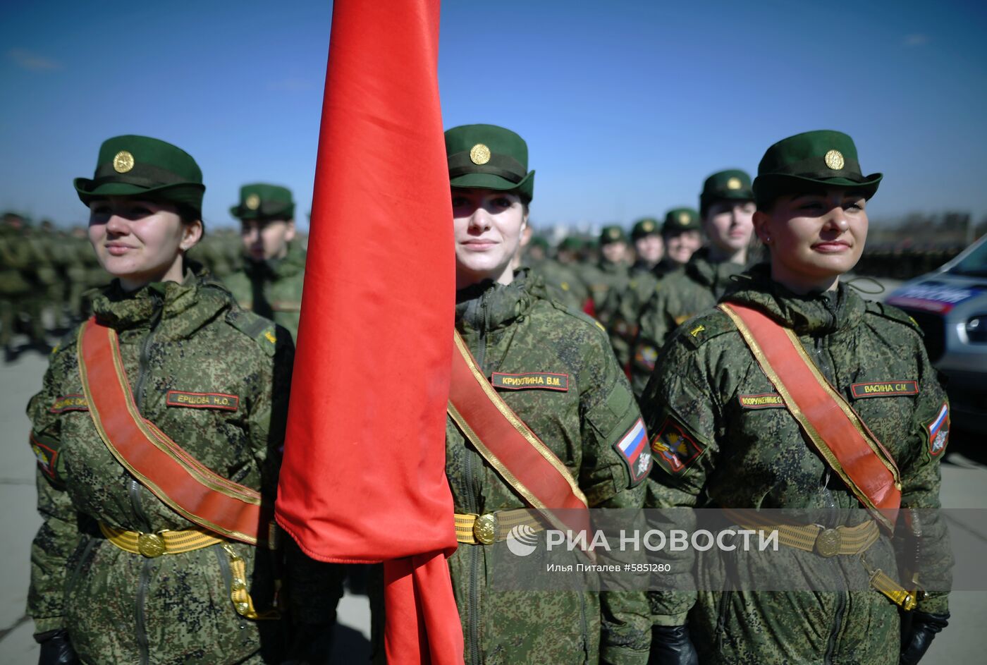 Репетиция парада Победы в Алабино  