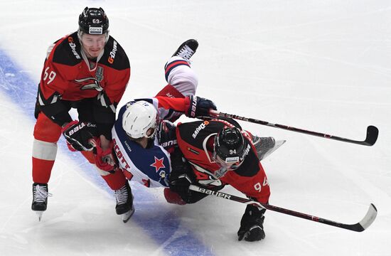 Хоккей. КХЛ. Матч "Авангард" - ЦСКА