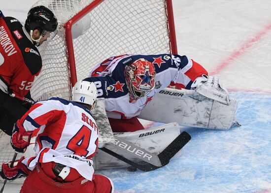 Хоккей. КХЛ. Матч "Авангард" - ЦСКА