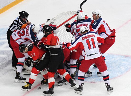 Хоккей. КХЛ. Матч "Авангард" - ЦСКА