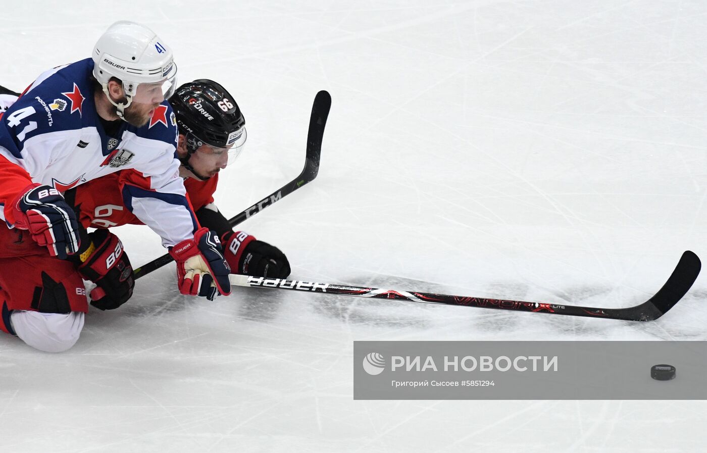Хоккей. КХЛ. Матч "Авангард" - ЦСКА