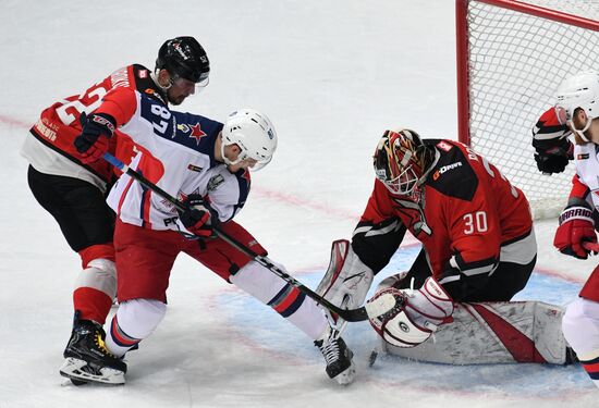 Хоккей. КХЛ. Матч "Авангард" - ЦСКА