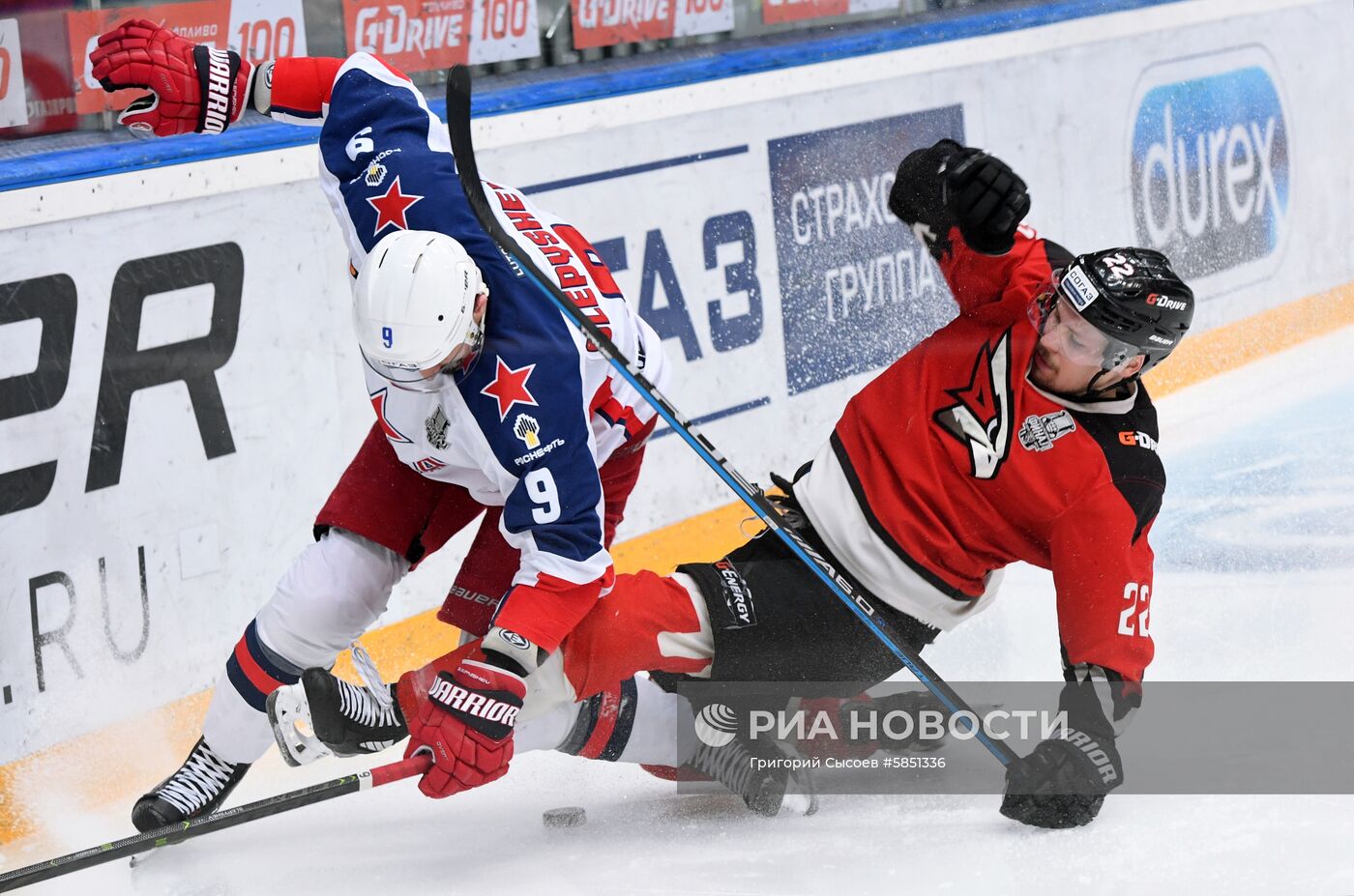 Хоккей. КХЛ. Матч "Авангард" - ЦСКА