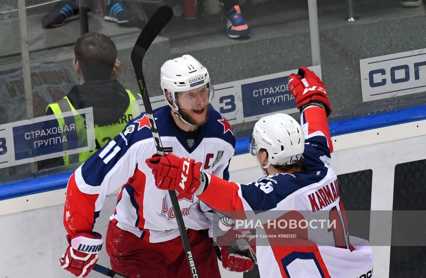 Хоккей. КХЛ. Матч "Авангард" - ЦСКА