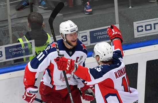 Хоккей. КХЛ. Матч "Авангард" - ЦСКА
