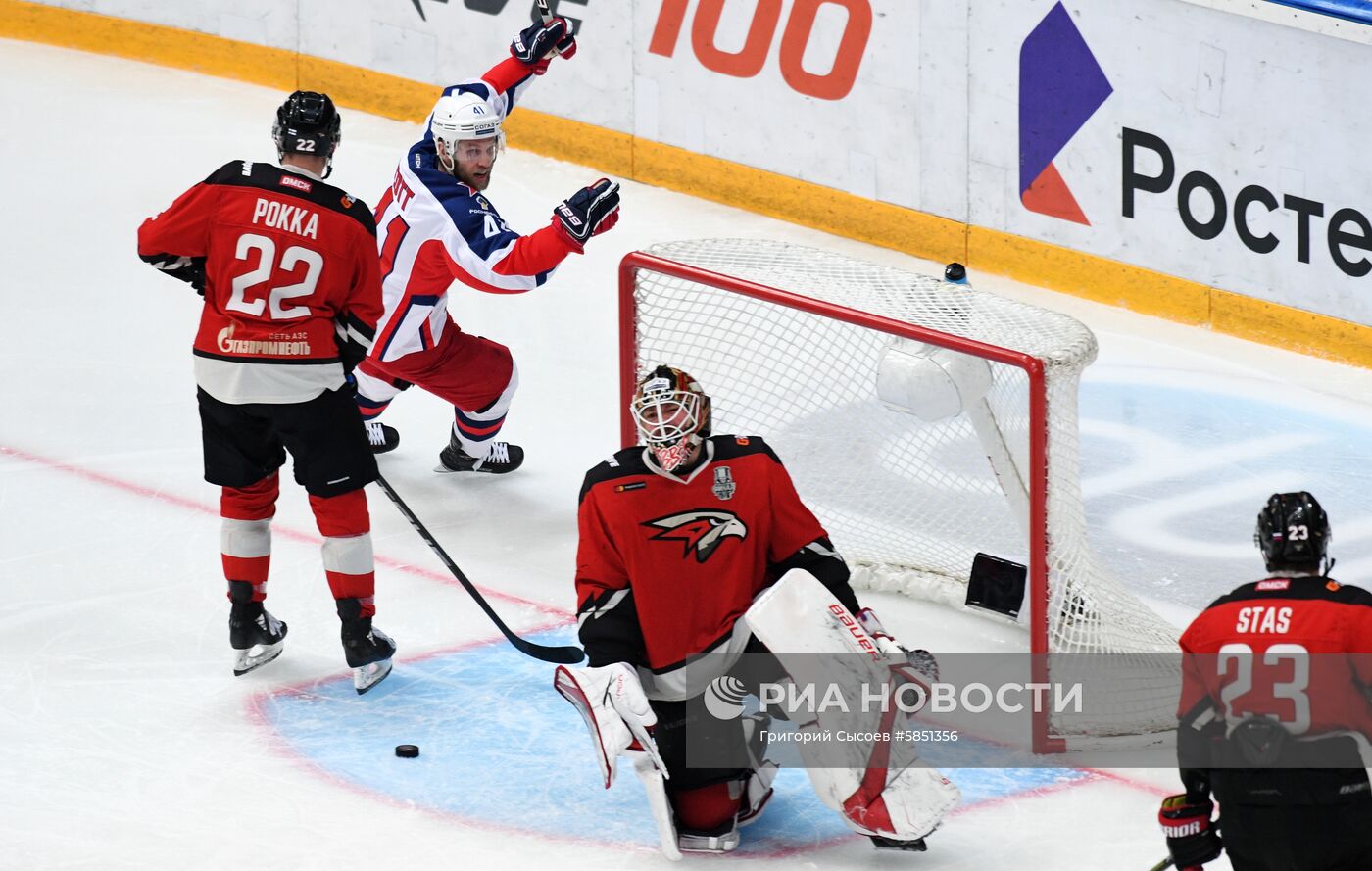 Хоккей. КХЛ. Матч "Авангард" - ЦСКА