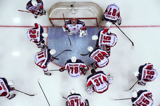 Хоккей. КХЛ. Матч "Авангард" - ЦСКА