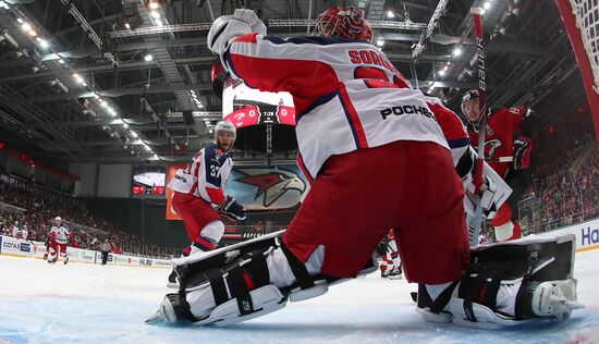 Хоккей. КХЛ. Матч "Авангард" - ЦСКА