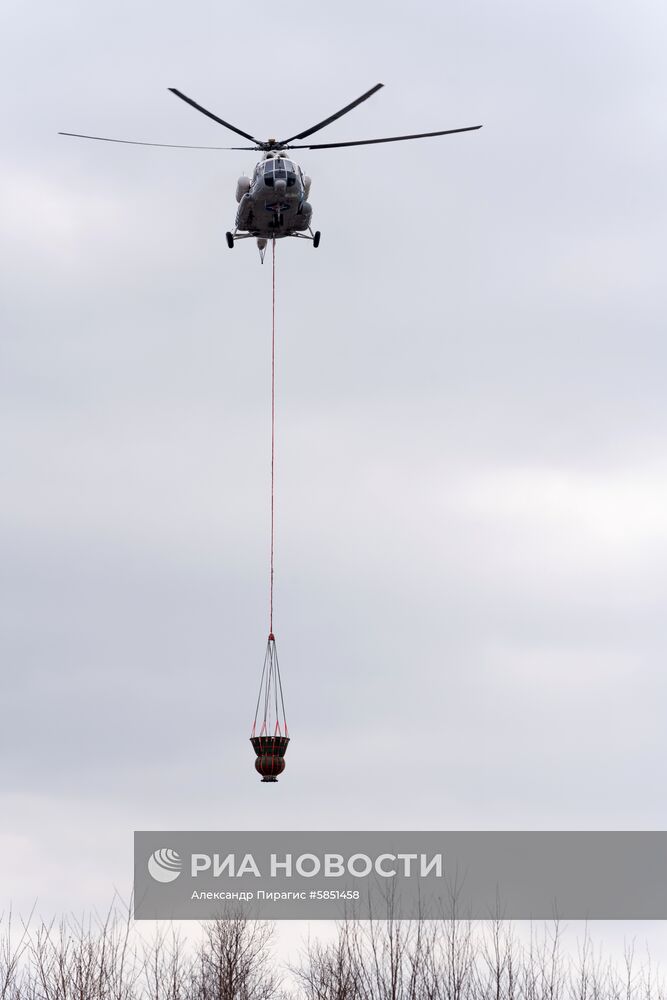 Противопожарные учения МЧС в регионах России