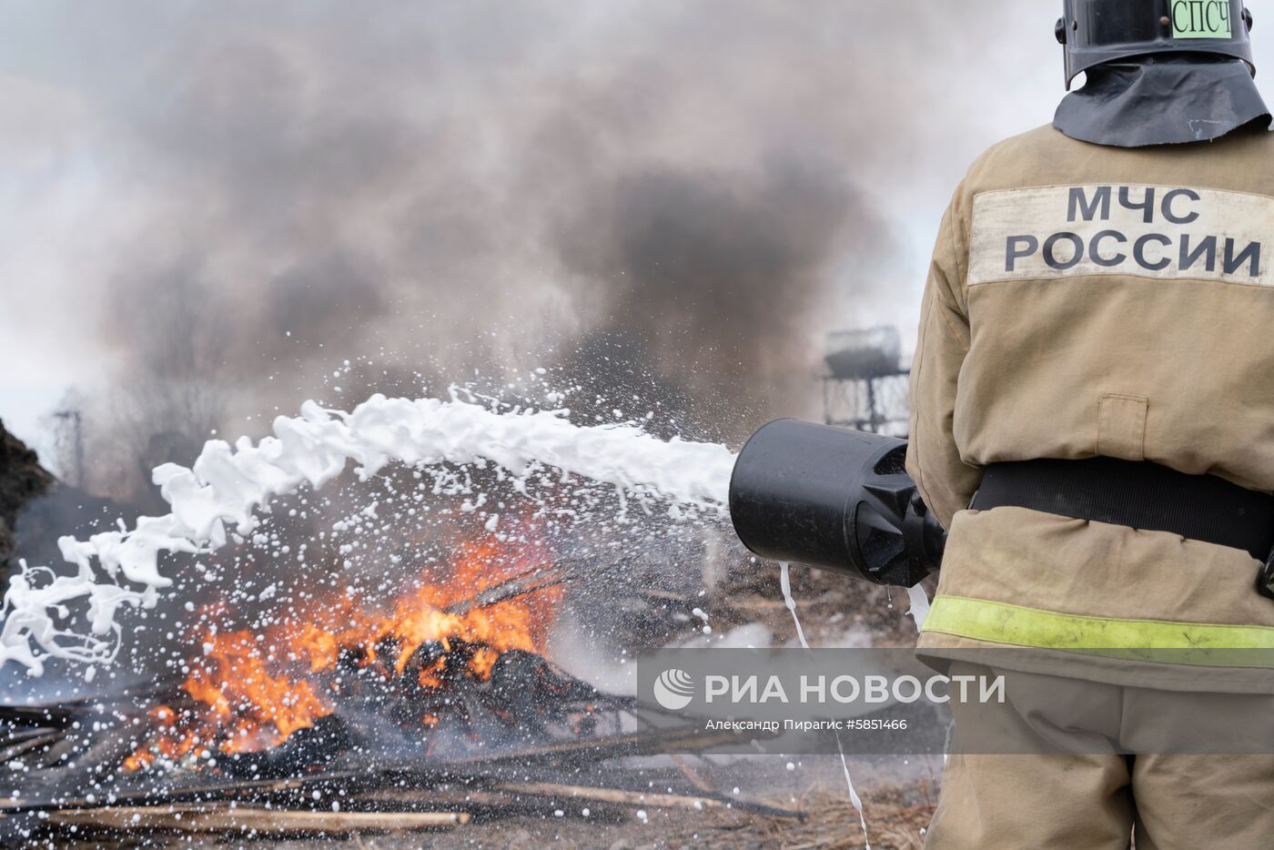 Противопожарные учения МЧС в регионах России
