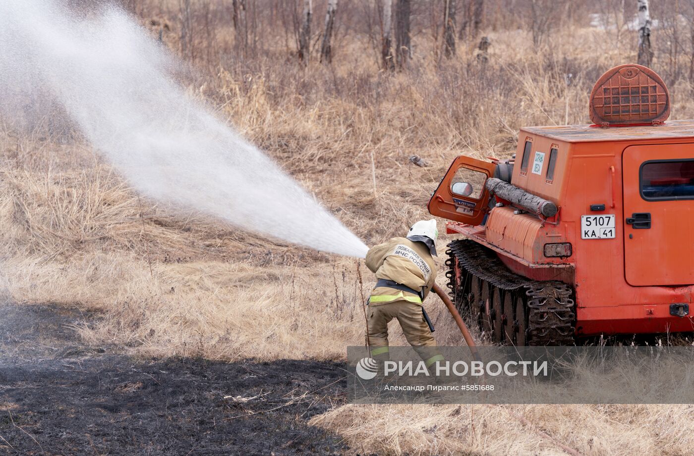 Противопожарные учения МЧС в регионах России