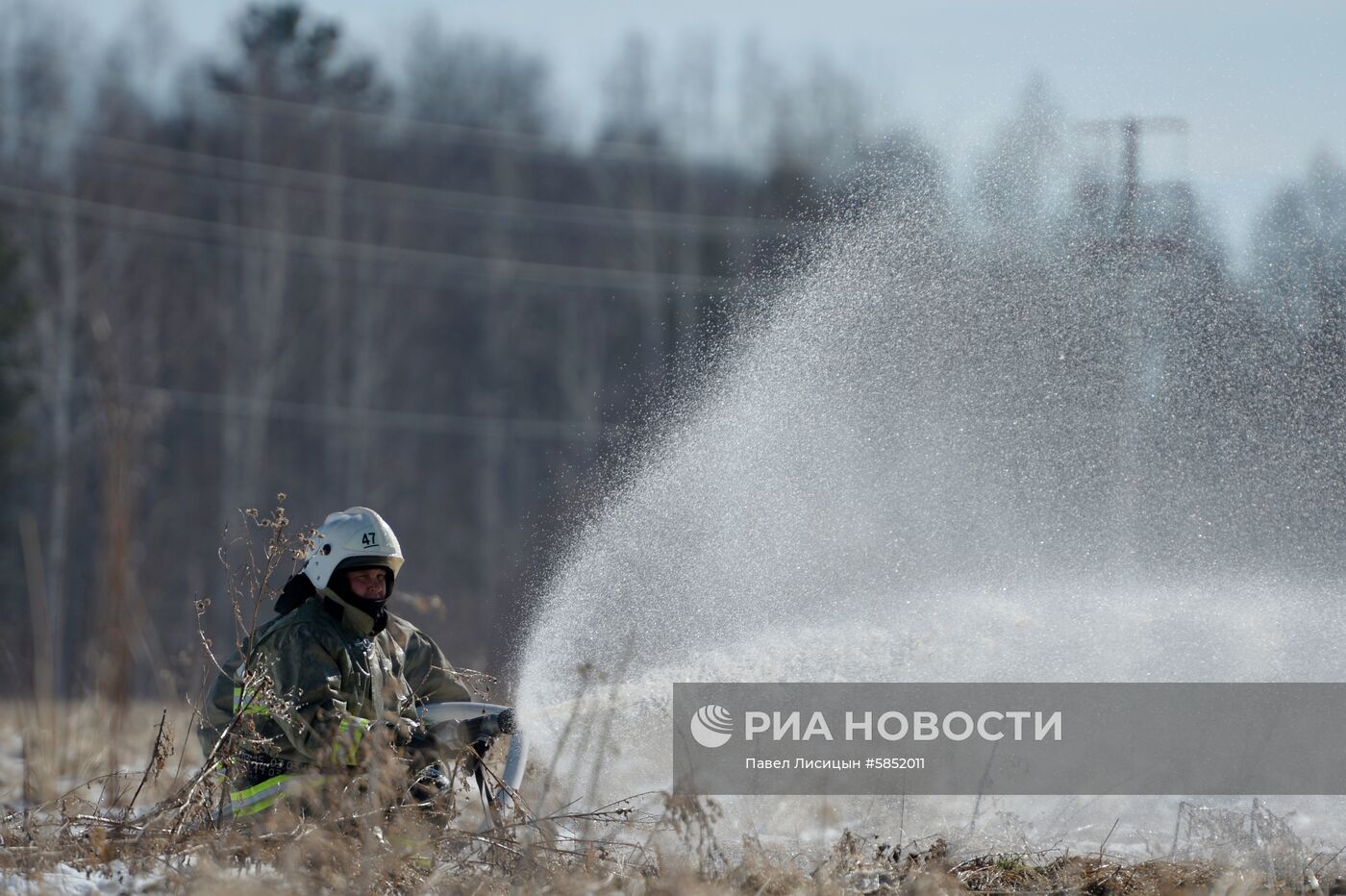 Противопожарные учения МЧС в регионах России