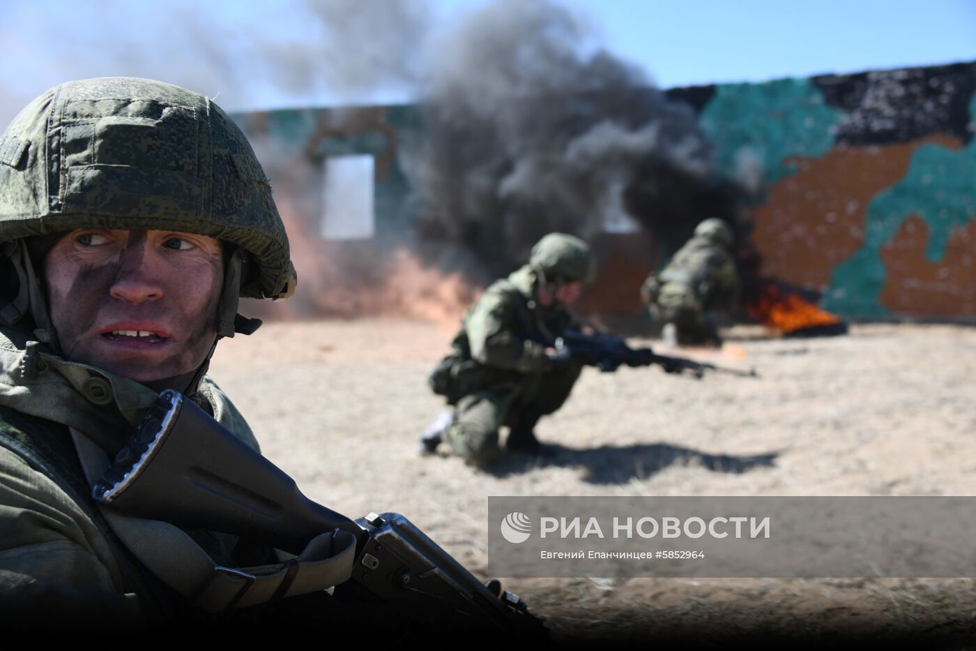 Учения мотострелковой бригады ВВО в Забайкальском крае
