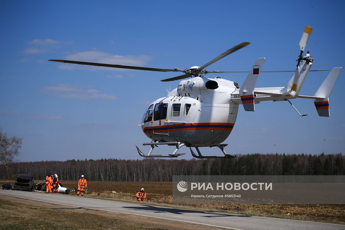 Учения Московского авиационного центра