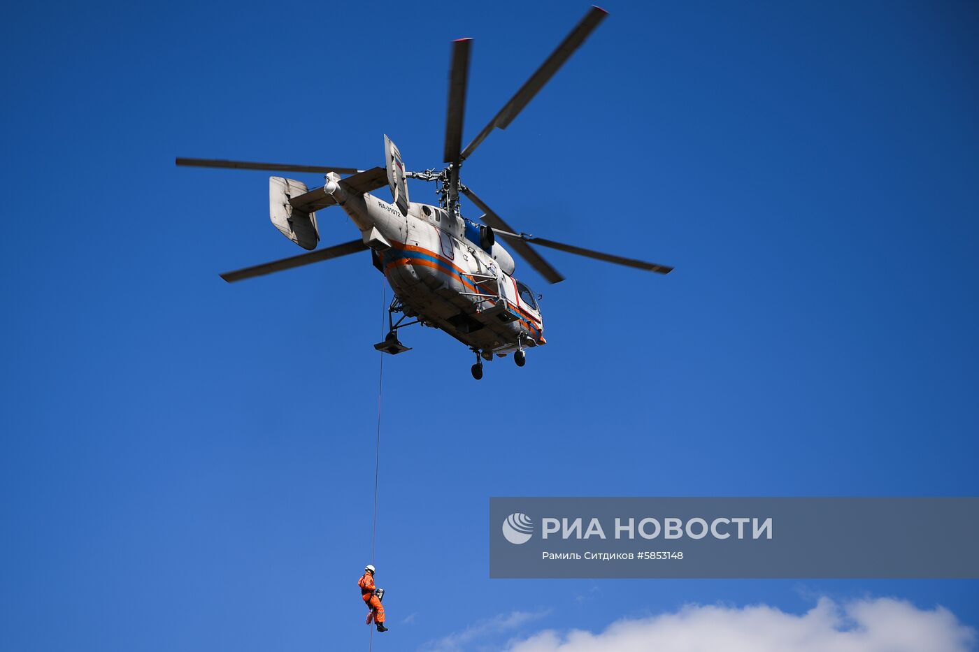 Учения Московского авиационного центра