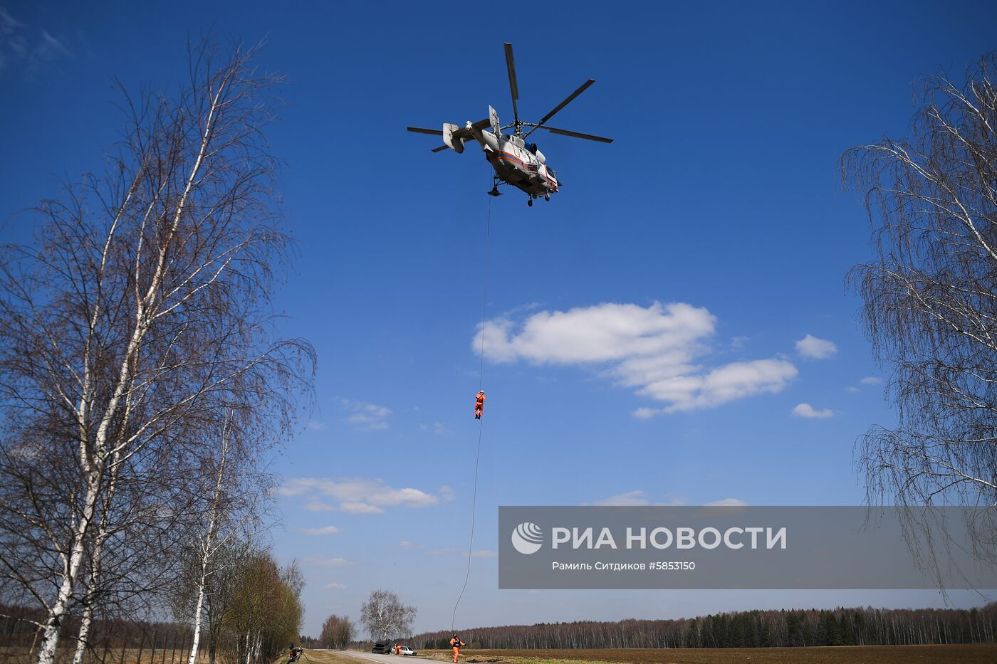 Учения Московского авиационного центра