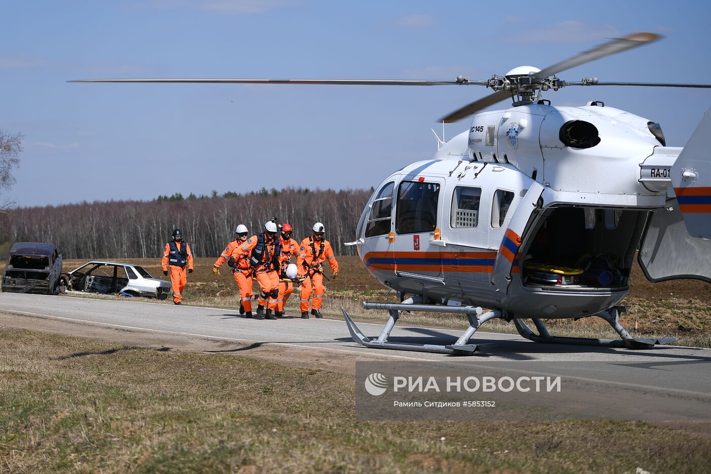 Учения Московского авиационного центра