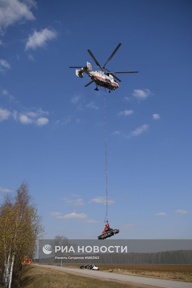 Учения Московского авиационного центра