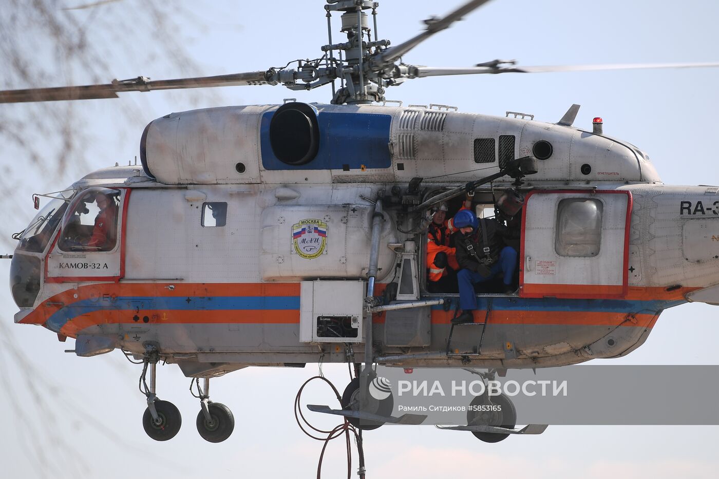 Учения Московского авиационного центра