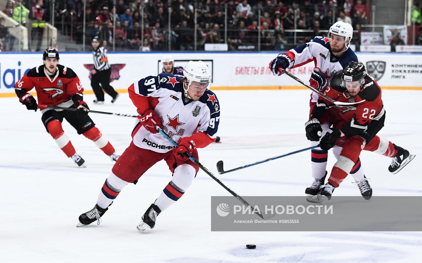 Хоккей. КХЛ. Матч "Авангард" - ЦСКА