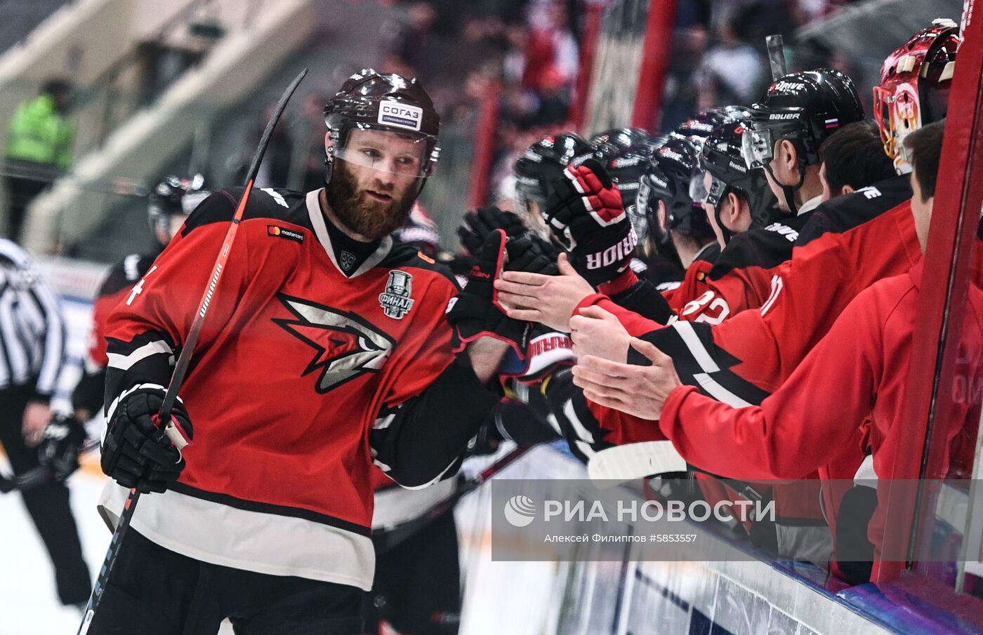 Хоккей. КХЛ. Матч "Авангард" - ЦСКА