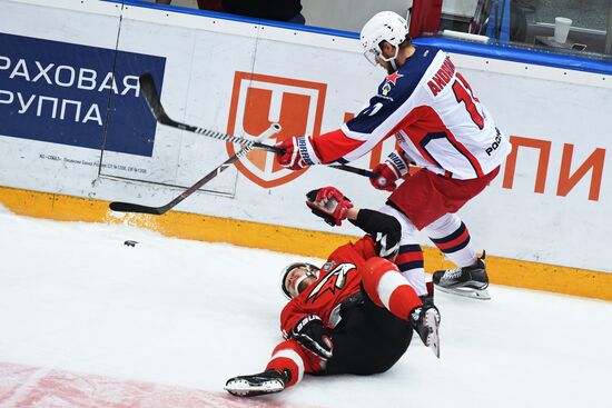 Хоккей. КХЛ. Матч "Авангард" - ЦСКА