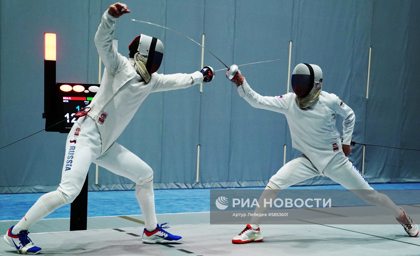 Фехтование. Чемпионат России. Пятый день