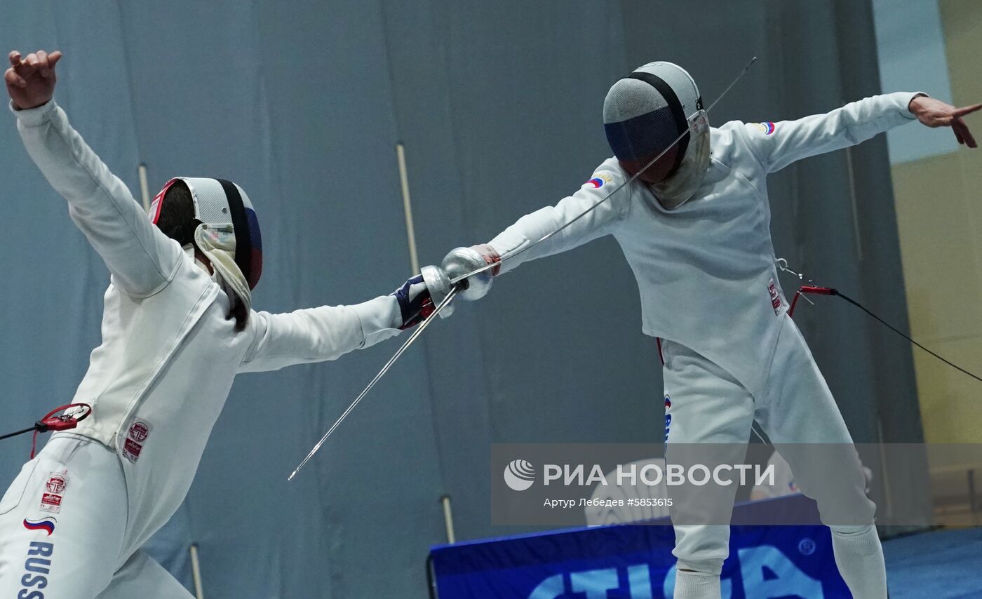 Фехтование. Чемпионат России. Пятый день