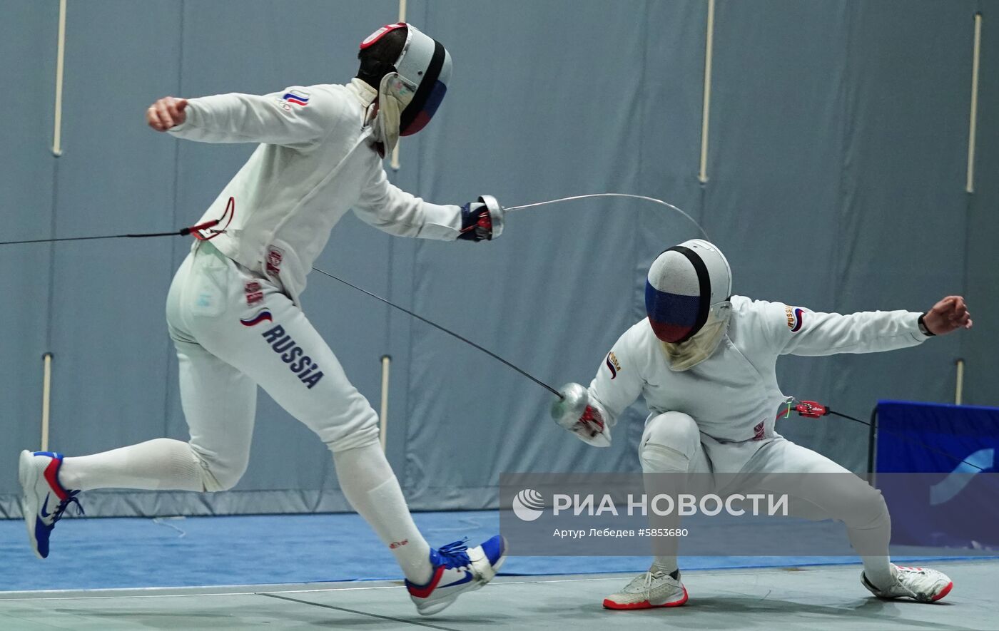 Фехтование. Чемпионат России. Пятый день