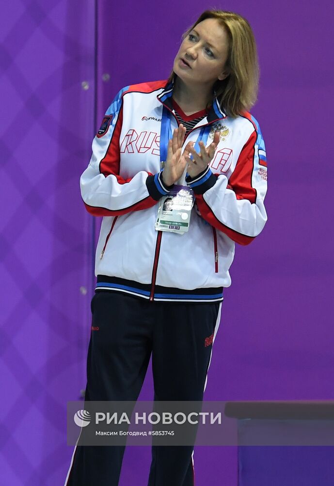 Синхронное плавание. Третий этап Мировой серии. Смешанный дуэт. Техническая программа