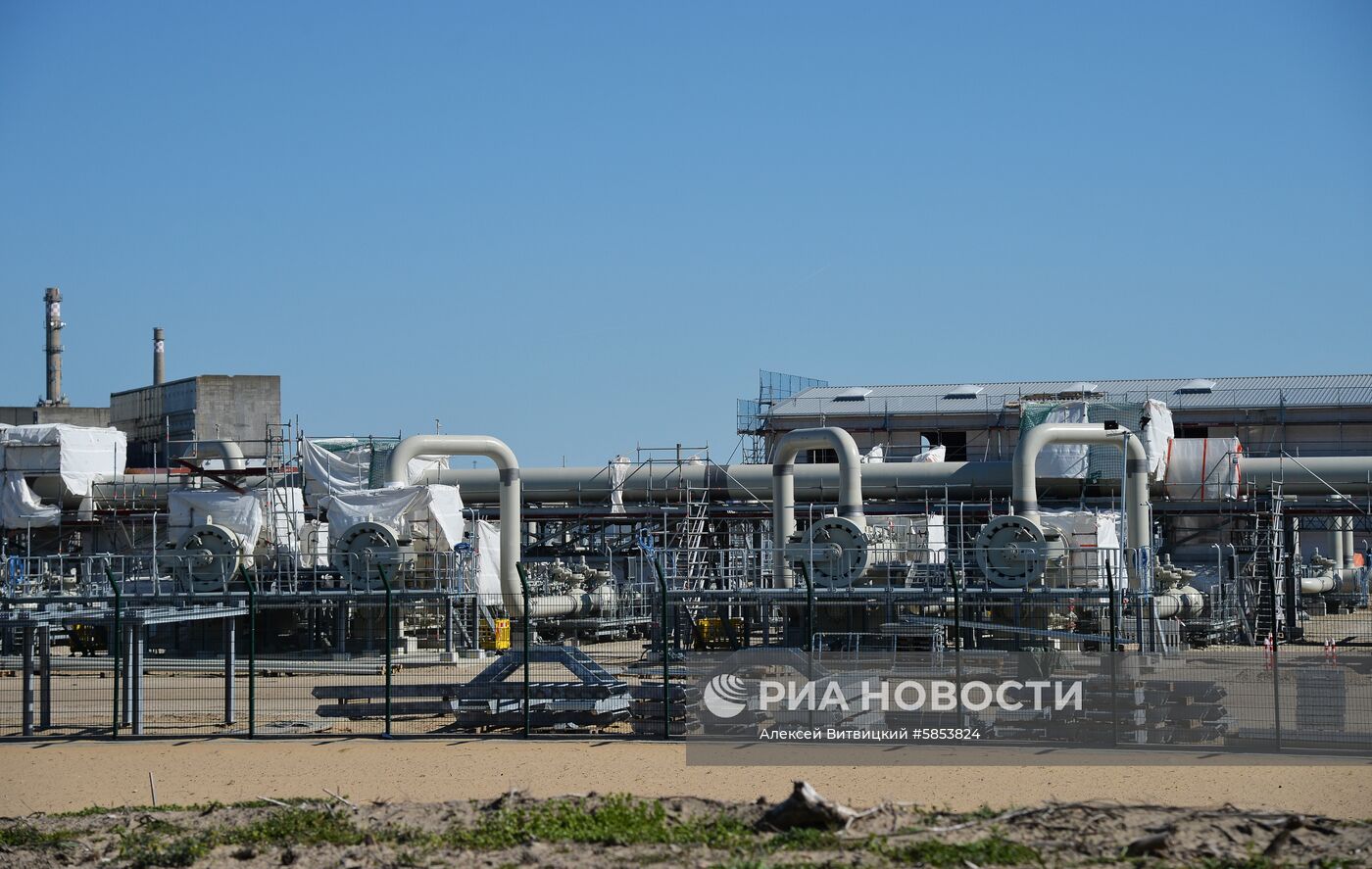 Строительство газопровода "Северный поток-2" в Германии