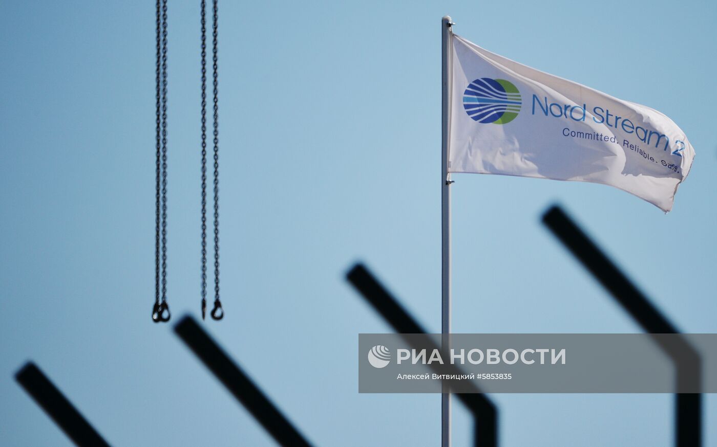 Строительство газопровода "Северный поток-2" в Германии