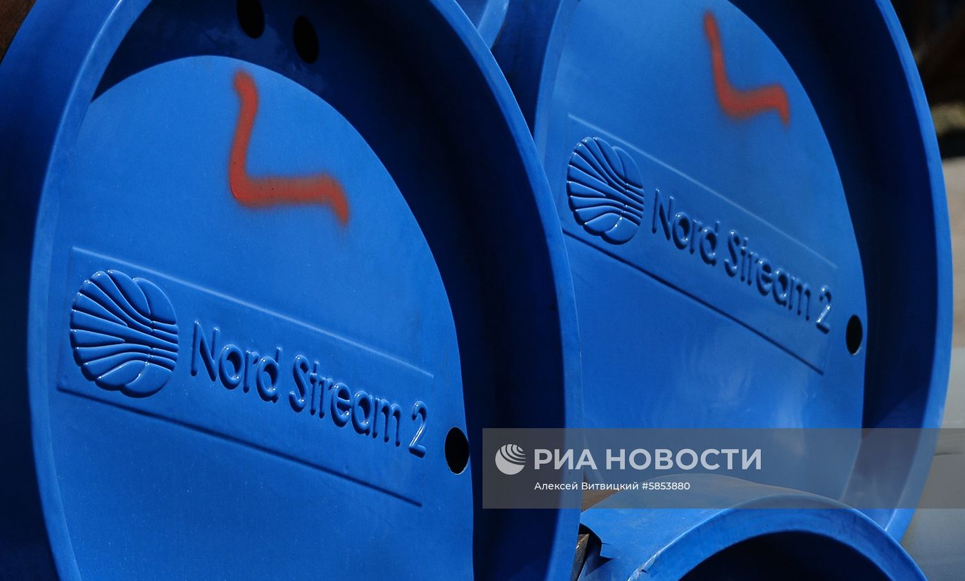 Строительство газопровода "Северный поток-2" в Германии