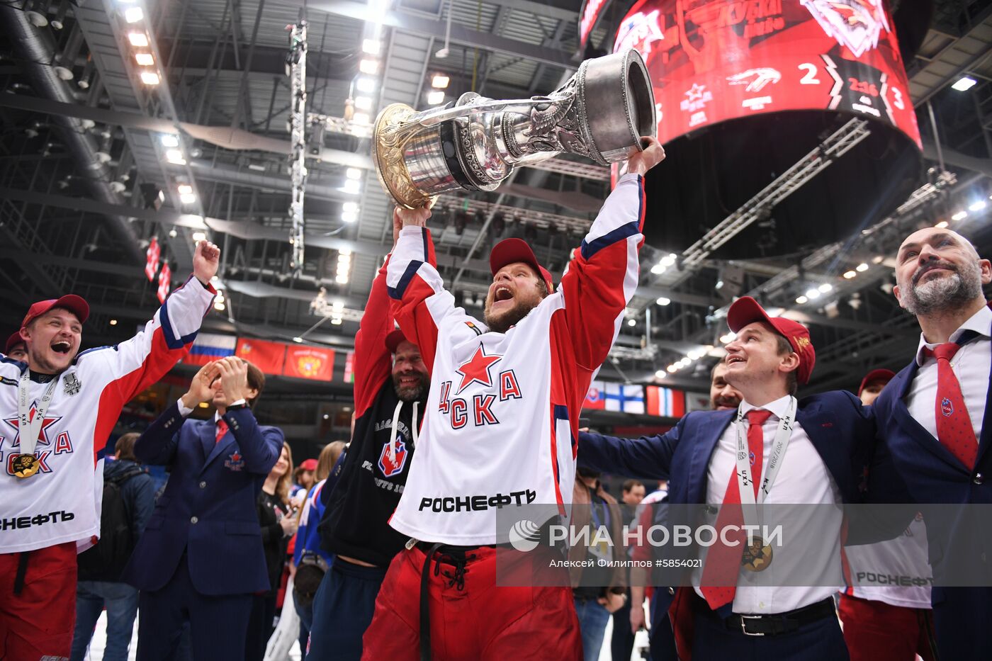 Хоккей. КХЛ. Матч "Авангард" - ЦСКА