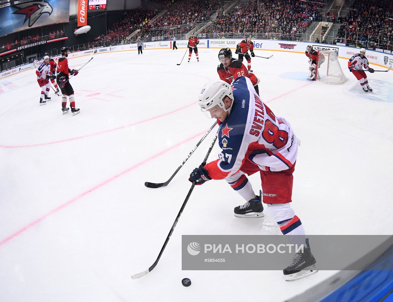 Хоккей. КХЛ. Матч "Авангард" - ЦСКА