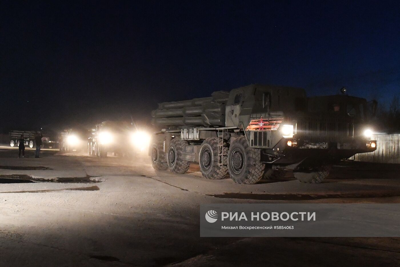 Передислокация военной техники в Москву для участия в параде Победы