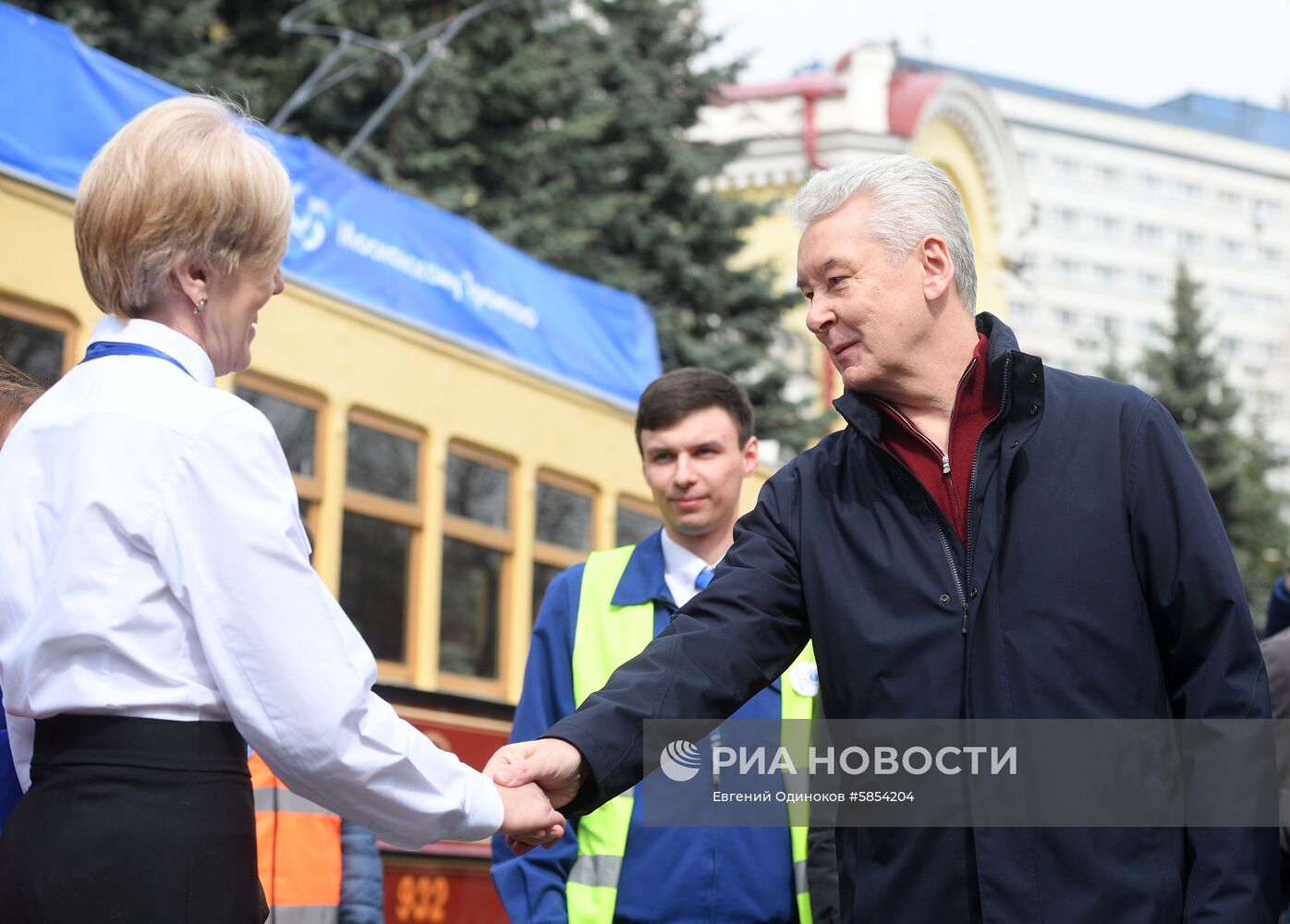 Парад трамваев в Москве